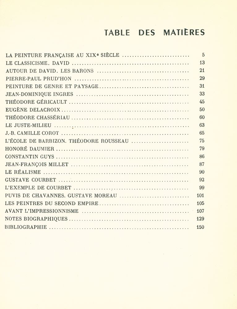 『LA PEINTURE FRANÇAISE AU XIXe SIÈCLE 1800 - 1870』 3