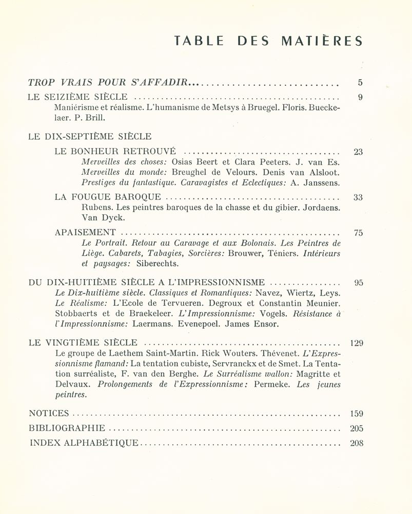 『LA PEINTURE EN BELGIQUE DE RUBENS AUX SURRÉAISTES』 2