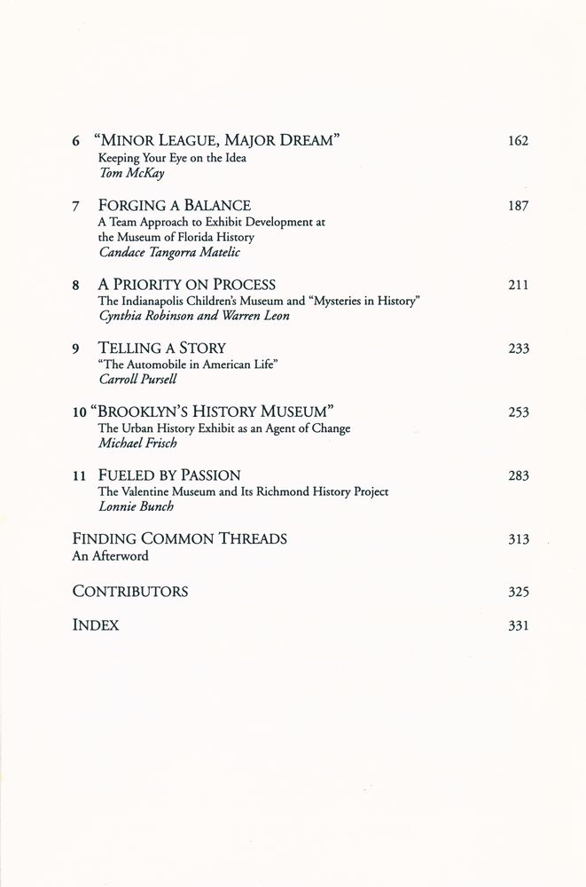 『Ideas and images : developing interpretive history exhibits』 3