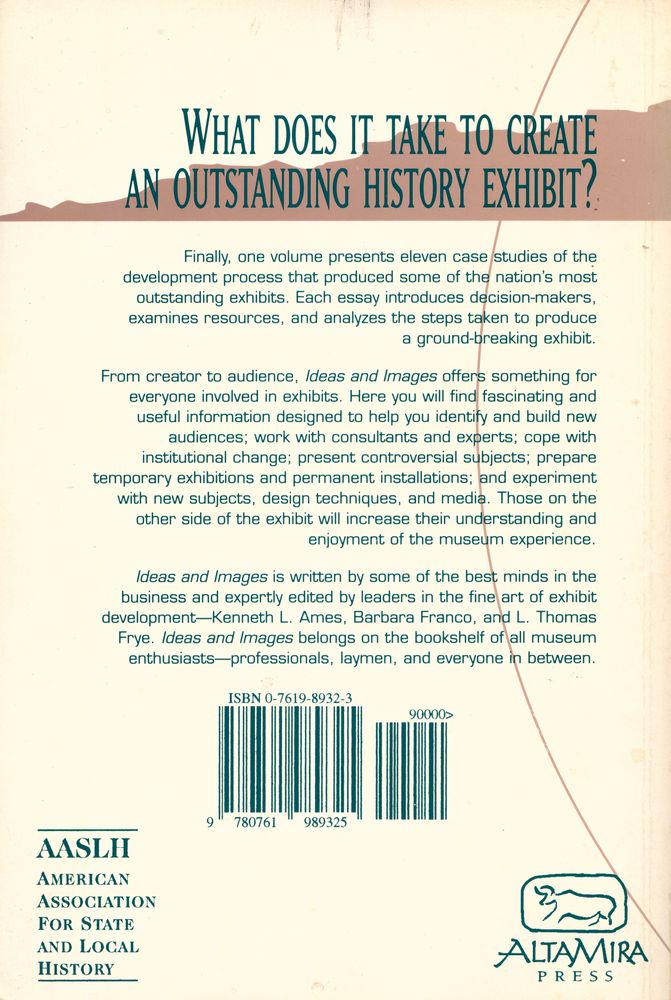 『Ideas and images : developing interpretive history exhibits』 4