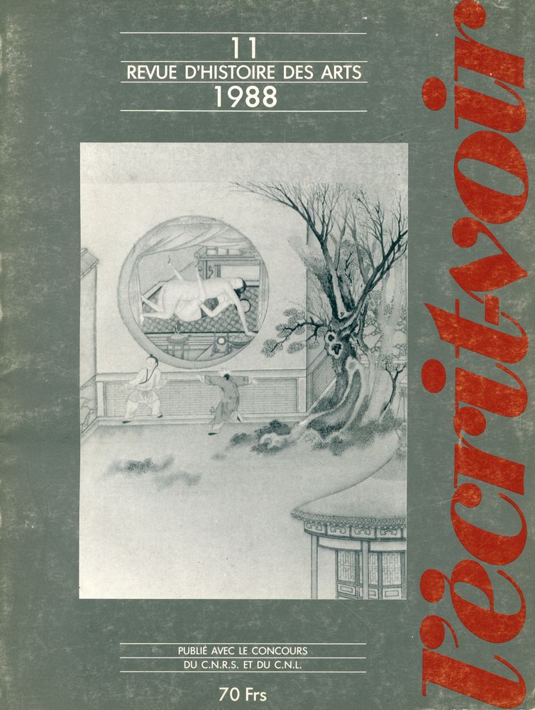 『l'écrit - voir : revue d'histoire des arts』 11/1988 1