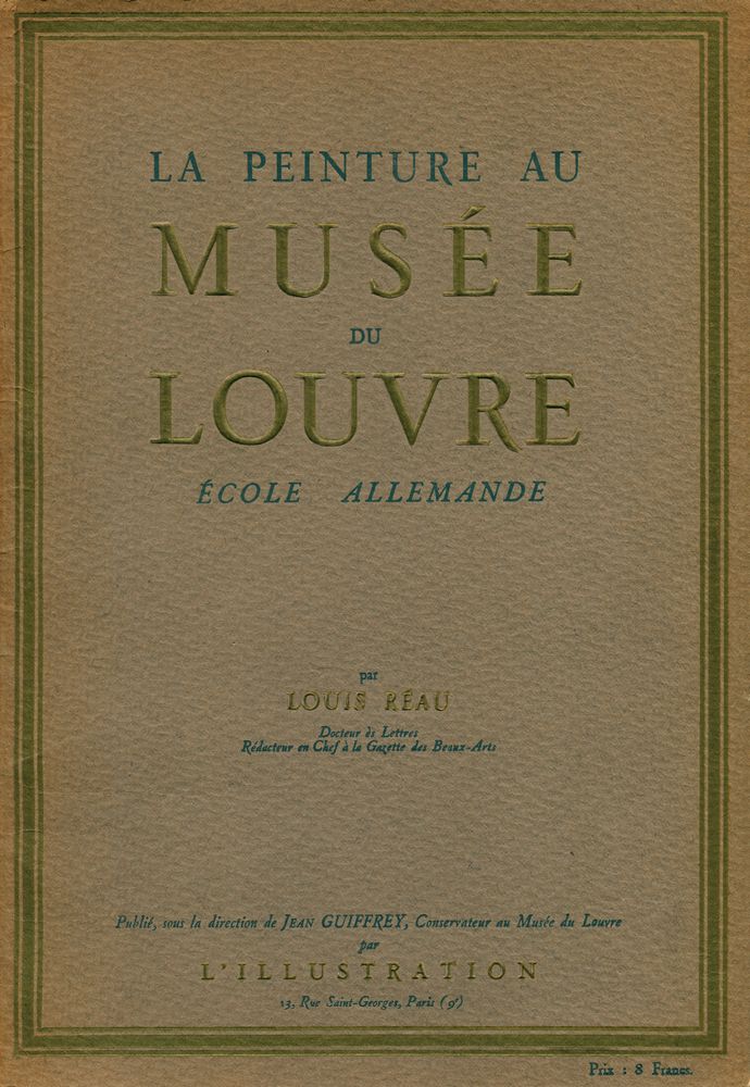 『LA PEINTURE AU MUSÉE DU LOUVRE : ÊCOLE ALLEMANDE』 1