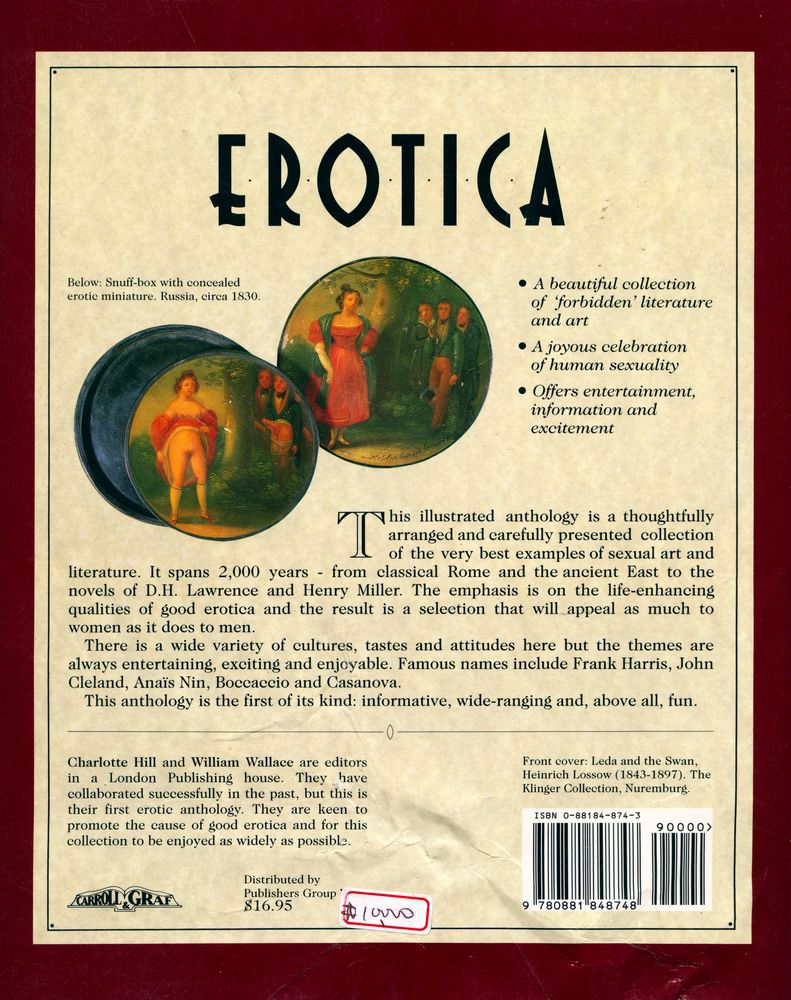 『EROTICA : An Illustrated Anthology of Sexual Art and Literature』 3