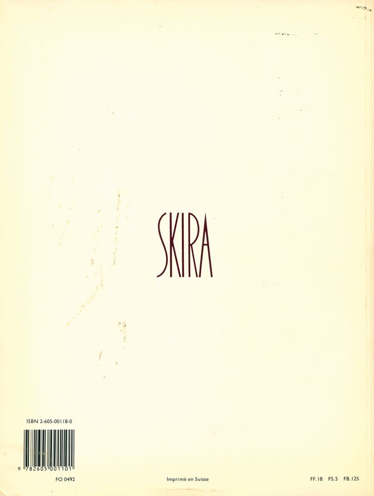 『SKIRA MAGAZINE』 2 1987 3