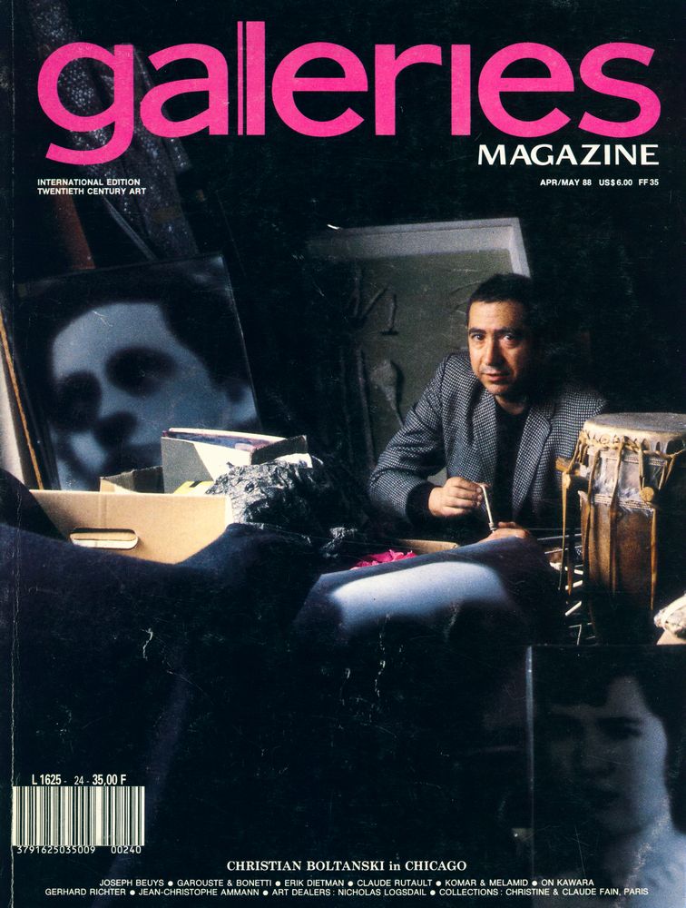 『GALERIES MAGAZINE』 AVRIL - MAI 1988 N° 24 1