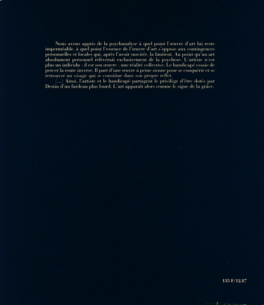 『ART DE DÉBILES, DÉBILES DE L'ART?』 3