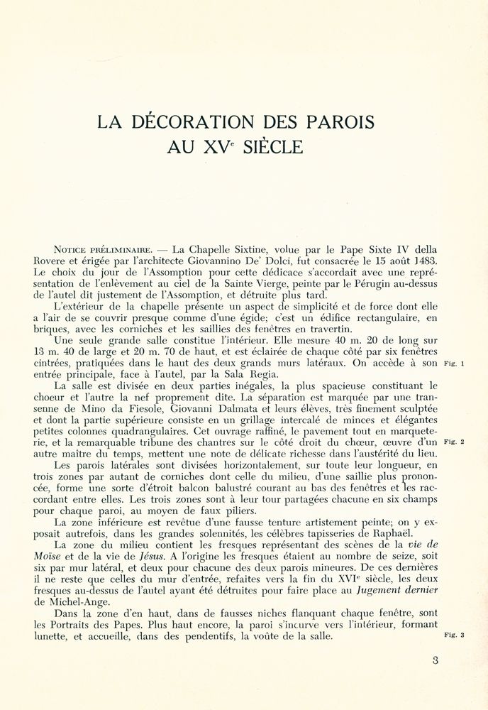 『LA CHAPELLE SIXTINE』 2