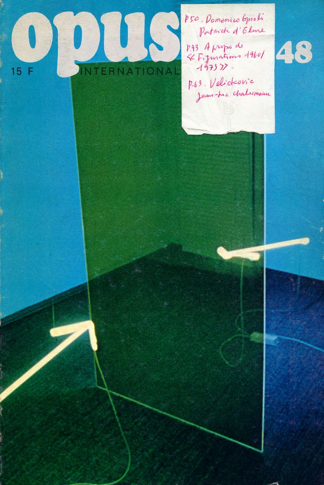 『OPUS International』 1974 48 1