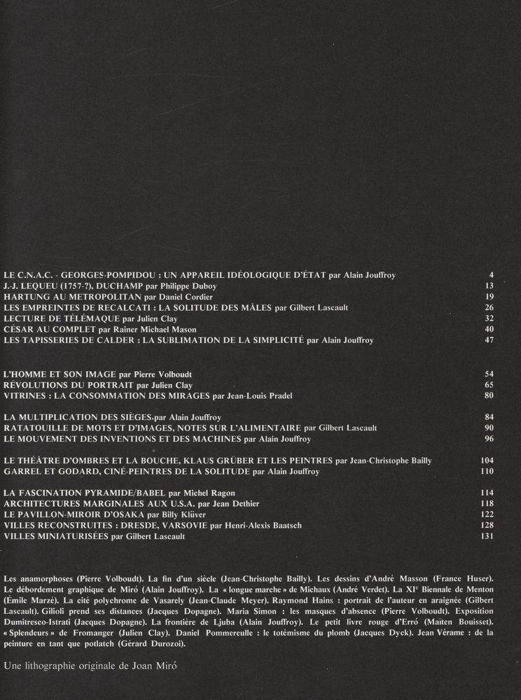 『XXe siècle N° 47 - PANORAMA 76** : ART TOTAL Ⅰ』 3