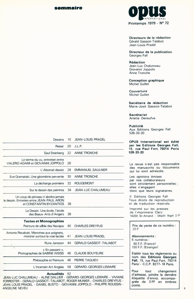 『OPUSINTERNATIONAL』 72 2