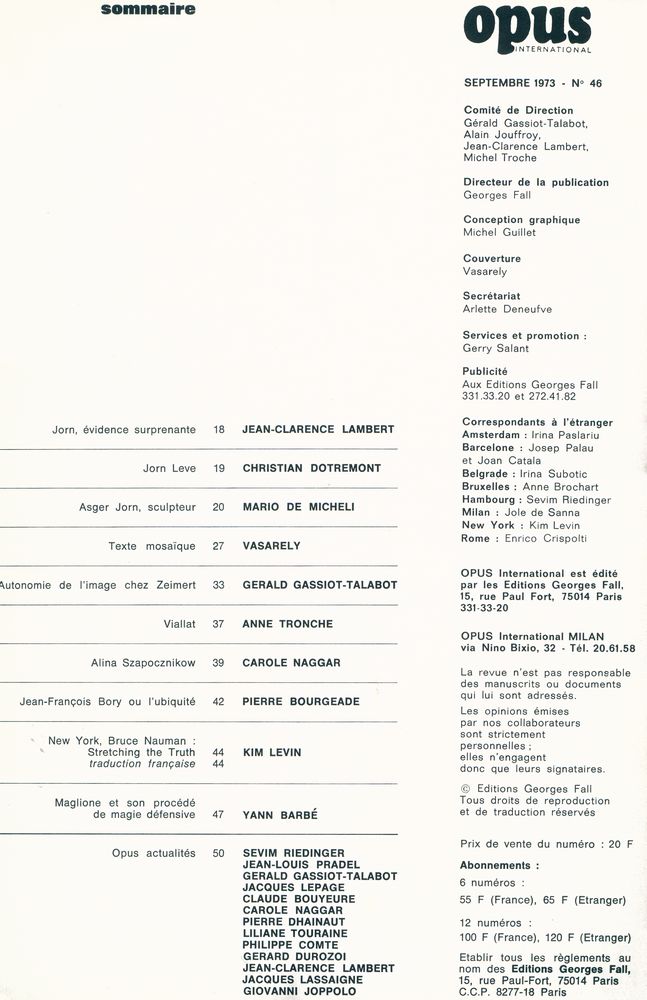 『OPUS INTERNATIONAL』 46 2