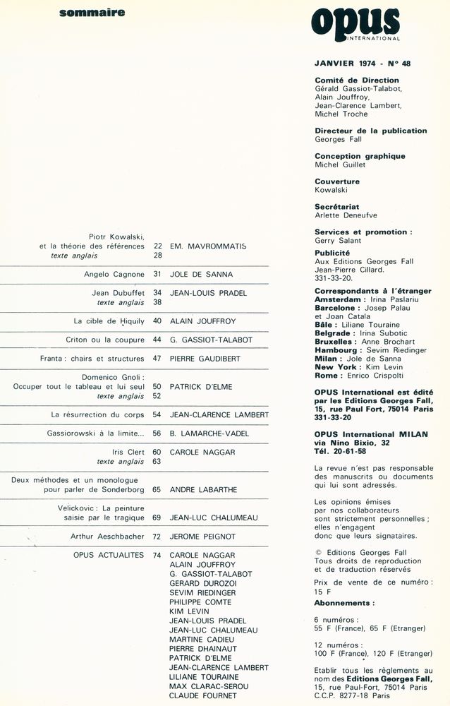 『OPUS INTERNATIONAL』 48 2