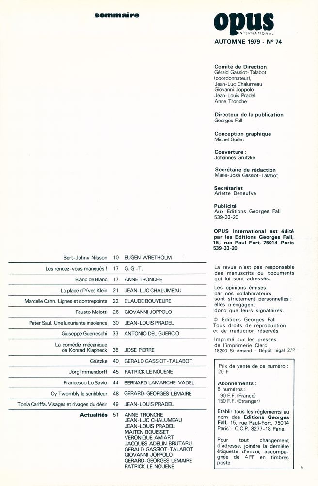 『OPUS INTERNATIONAL』 74 2