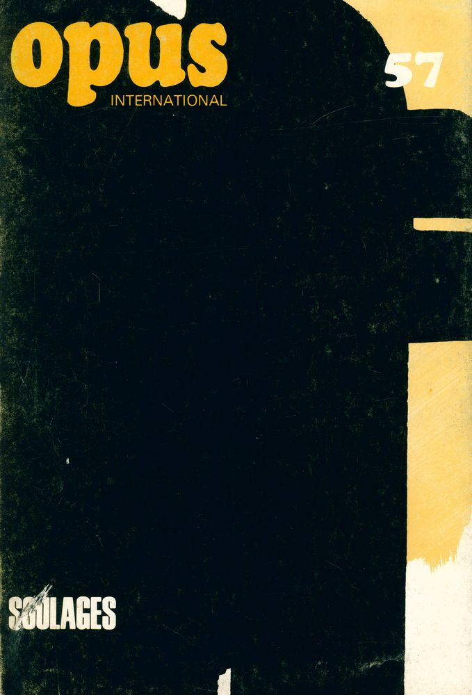『OPUS INTERNATIONAL』 57 OCTOBRE 1975 1