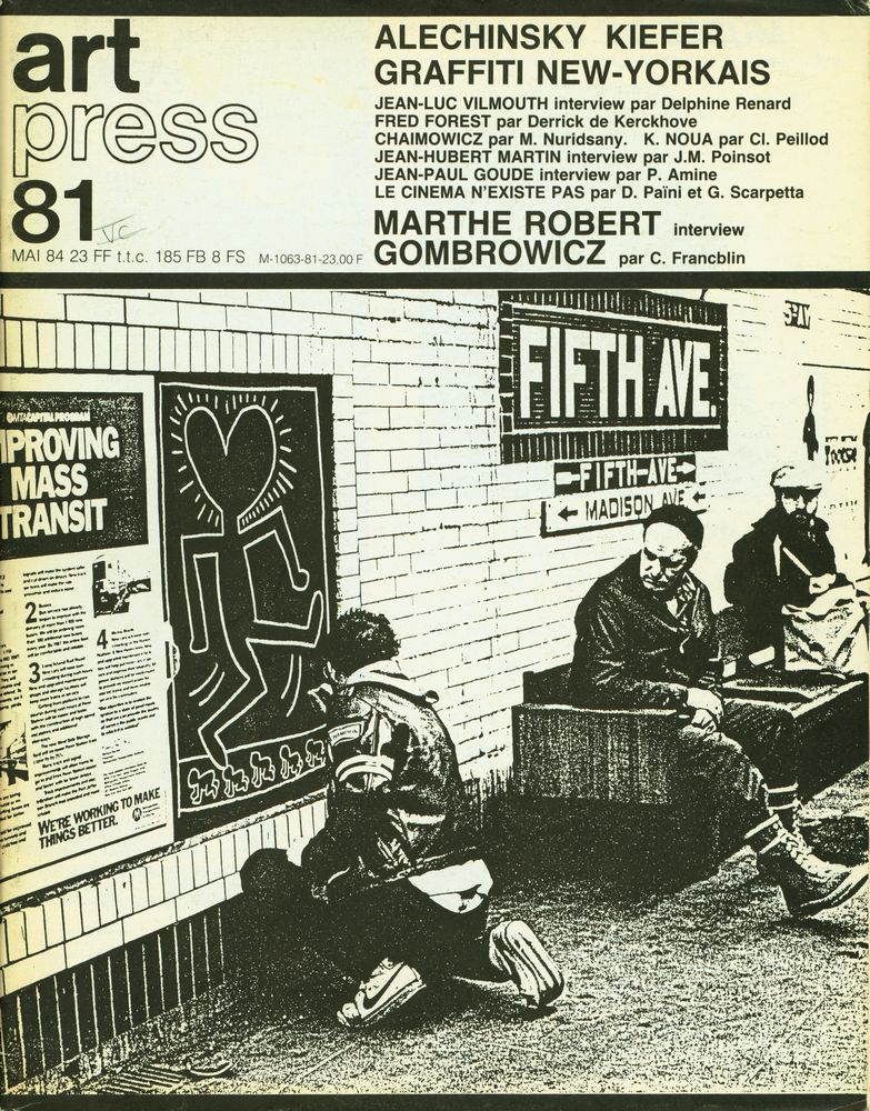 『art press』 81 mai 1984 1