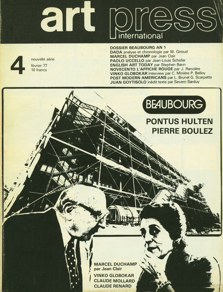 『art press international』 4 février 1977 1