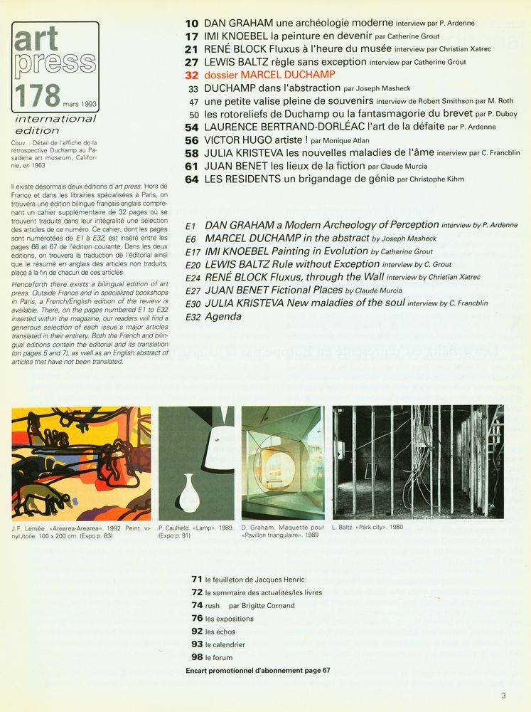 『art press』 178 mars 1993 2
