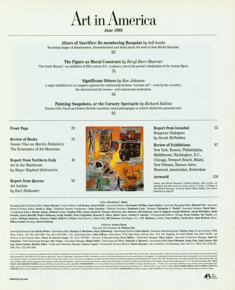 『Art in America』 June 1993 N° 6 2