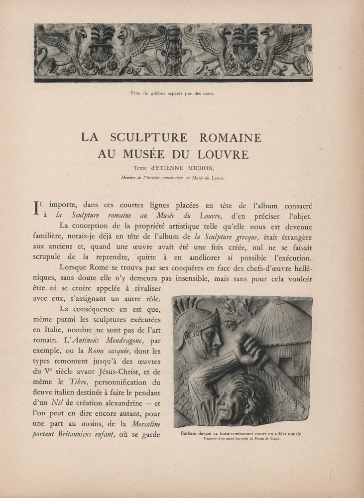 《LE LOUVRE -  SCULPTURE ROMAINE》 2