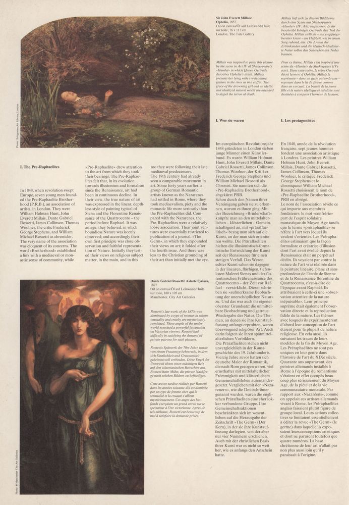 『Pre - Raphaelites 6 Posters』 2