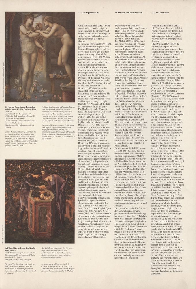 『Pre - Raphaelites 6 Posters』 3