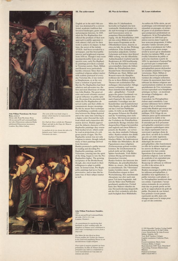 『Pre - Raphaelites 6 Posters』 4