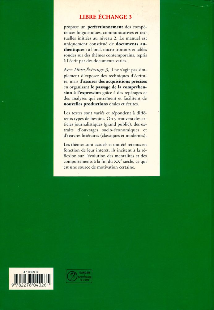 『LIBRE Echange 3』 3