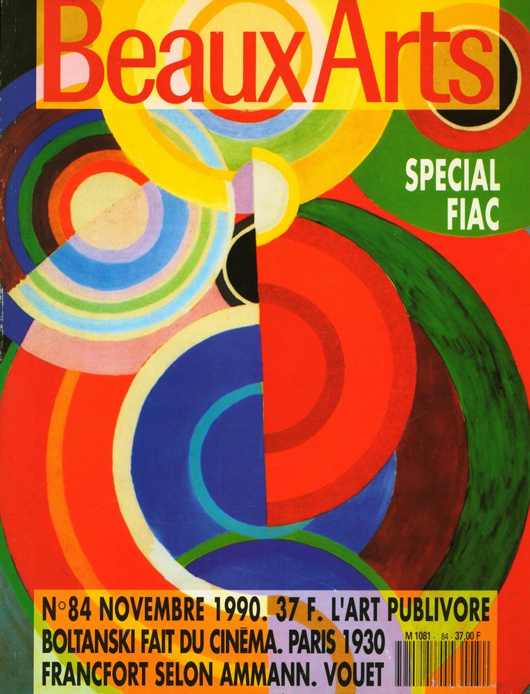 『Beaux Arts Magazine』 N° 84 NOVEMBRE 1990 1