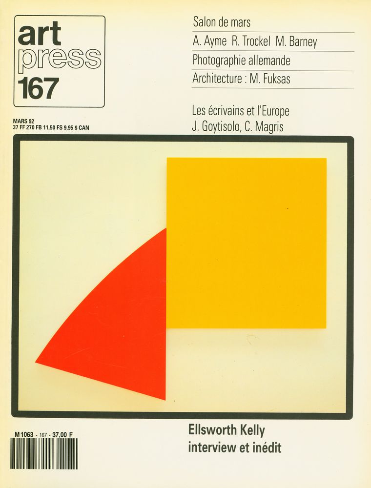 『art press』 167 MARS 1992 1