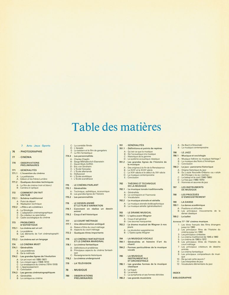 『Bordas Encyclopédie: Beaux - Arts (2) Cinéma, musique et arts divers』 2