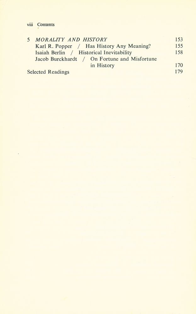 『THE NATURE OF HISTORICAL INQUIRY』 3