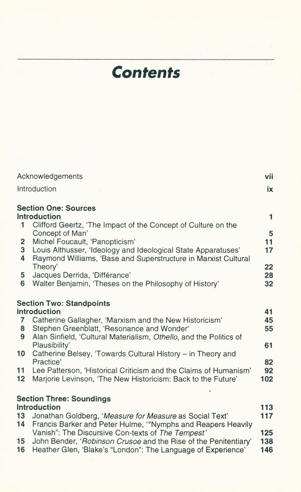 『New historicism and cultural materialism: a reader』 2