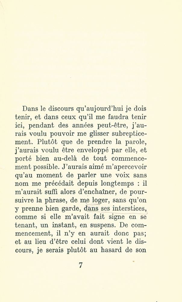 『L'ordre du discours』 2