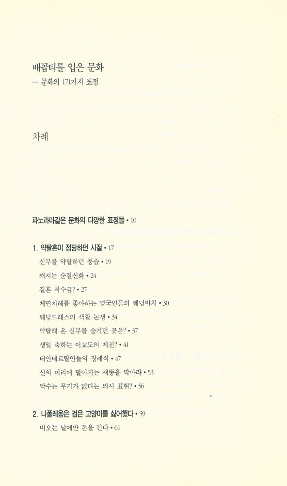 『배꼽티를 입은 문화: 문화의 171가지 표정』 2