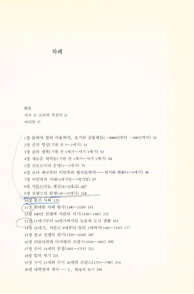 『프랑스 인의 역사』 2