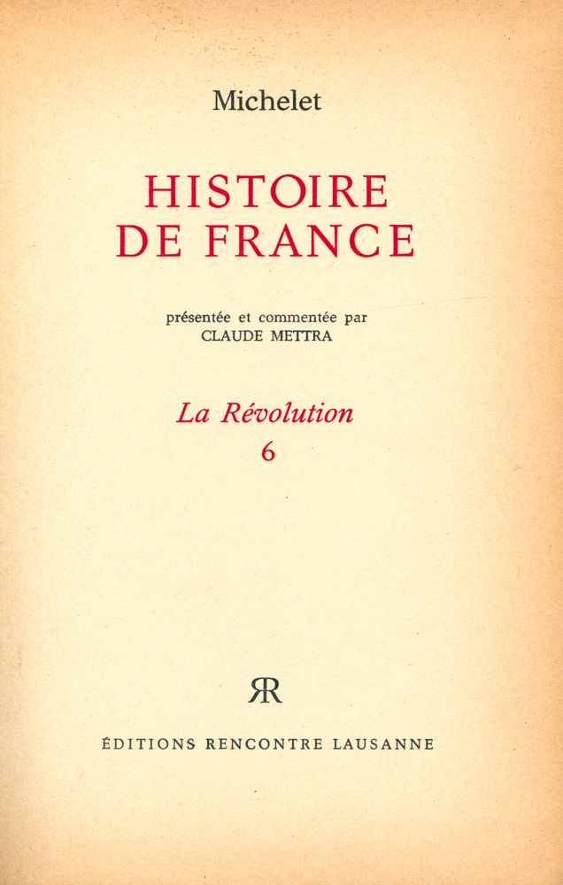 『HISTOIRE DE FRANCE : La Révolution 6』 1