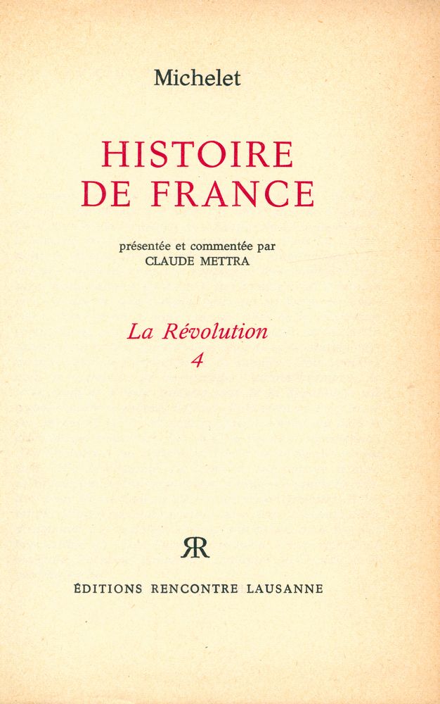『HISTOIRE DE FRANCE : La Révolution 4』 1
