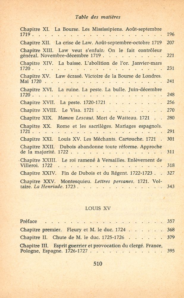 『HISTOIRE DE FRANCE : La Régence et Louis XV』 3