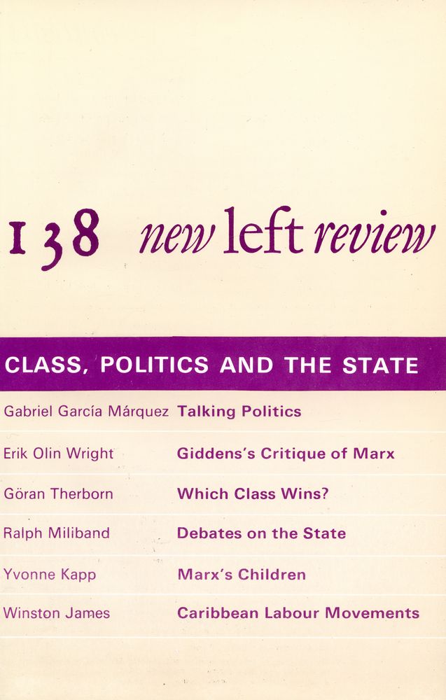『new left review』 1983 Volume 24 Number 137 - 142 4