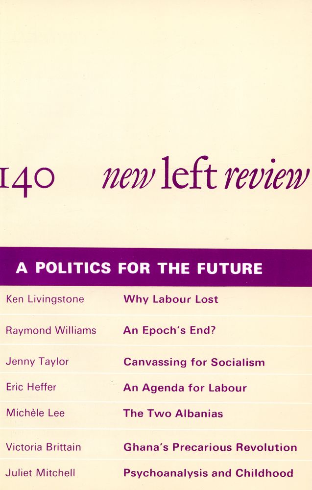 『new left review』 1983 Volume 24 Number 137 - 142 8