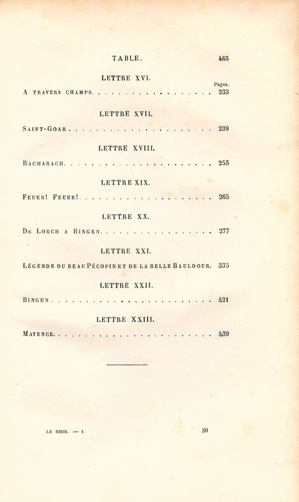 『ŒUVRES COMPLÈTES DE VICTOR HUGO - LE RHINⅠ』 4