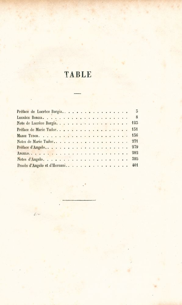 『ŒUVRES COMPLÈTES DE VICTOR HUGO - DRAME Ⅲ : LUCRÉCE BORGIA - MARIE TUDOR - ANGELO』 2