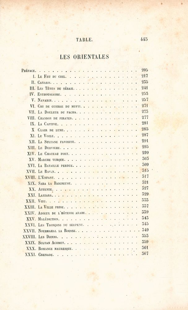 『ŒUVRES COMPLÈTES DE VICTOR HUGO - POÉSIE Ⅱ : ODES ET BALLADES, Ⅱ - LES ORIENTALES』 4