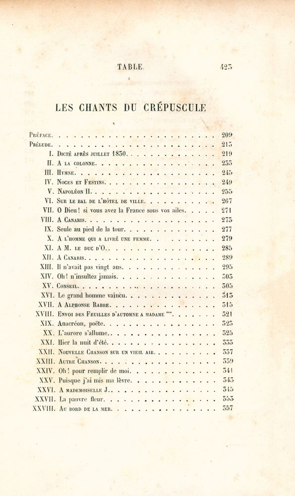 『ŒUVRES COMPLÈTES DE VICTOR HUGO - POÉSIE Ⅲ : LES FEUILLES D'AUTOMNE - LES CHANTS DU CRÉPUSCULE』 5