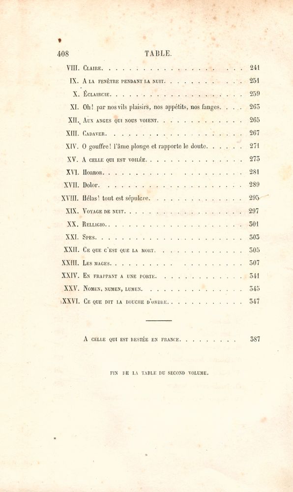 『ŒUVRES COMPLÈTES DE VICTOR HUGO - POÉSIE Ⅵ : LES CONTEMPLATIONS, Ⅱ』 5