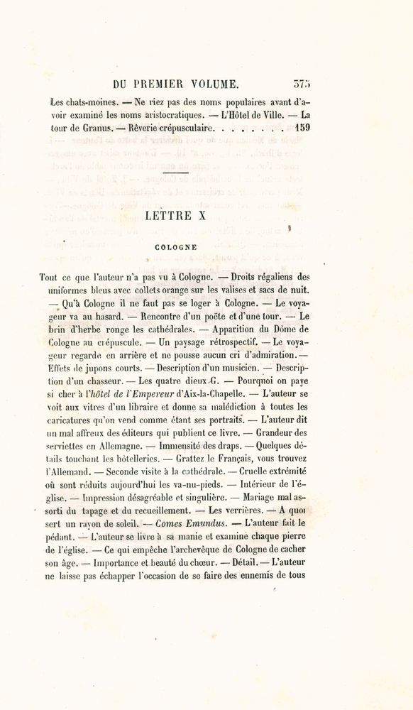 『ŒUVRES COMPLÈTES DE VICTOR HUGO - LE RHIN : LETTRES A UN AMI Ⅰ』 8