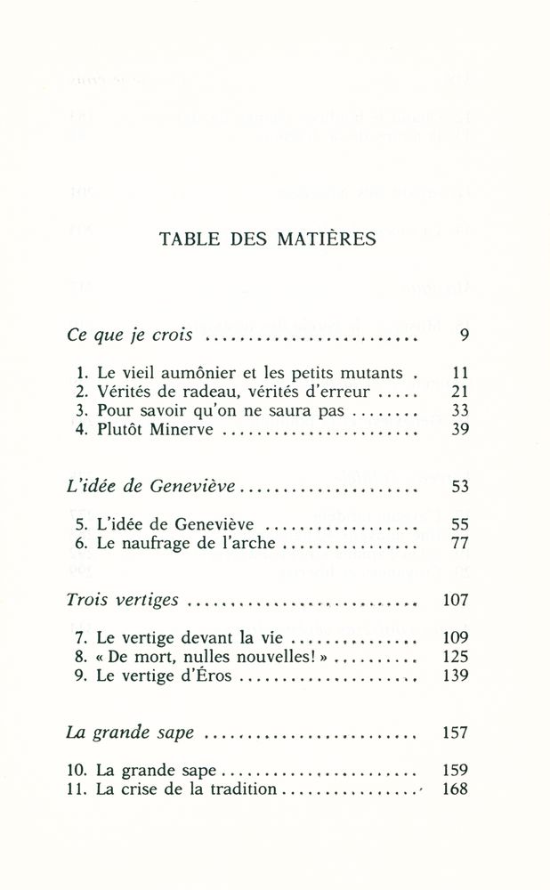 『CE QUE JE CROIS』 2