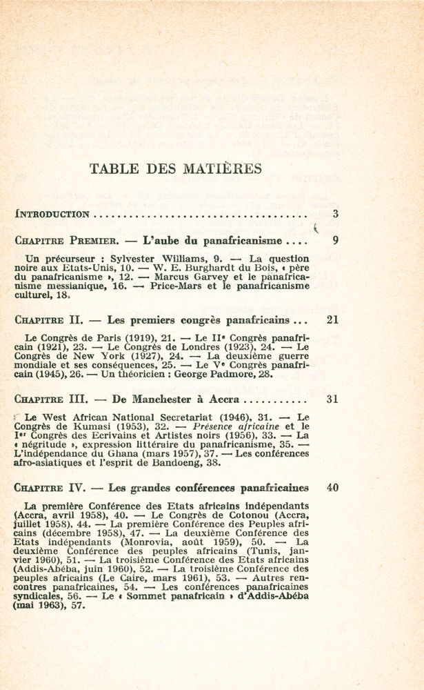 『LE PANAFRICANISME』 2