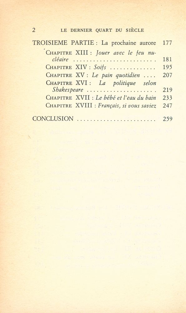 『LE DERNIER QUART DU SIÈCLE』 3