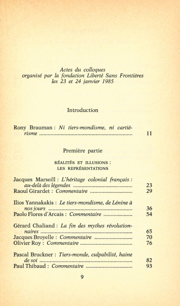 『LE TIERS - MONDISME EN QUESTION』 2
